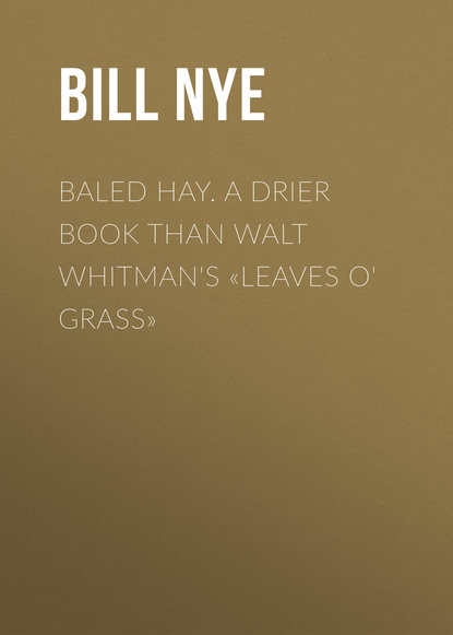 Baled Hay. A Drier Book than Walt Whitman&apos;s «Leaves o&apos; Grass»