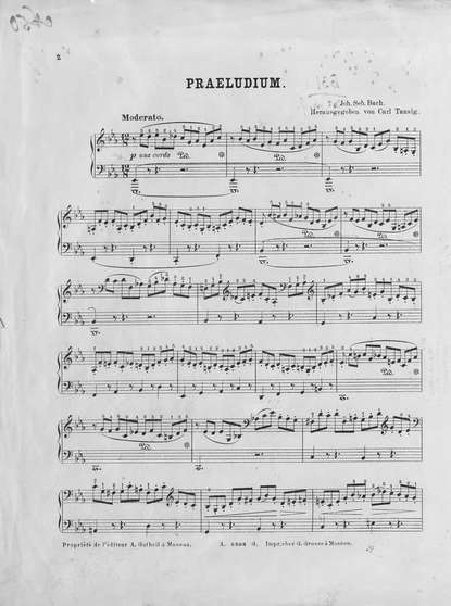 Praludium, Fuge und Allegro von J. S. Bach