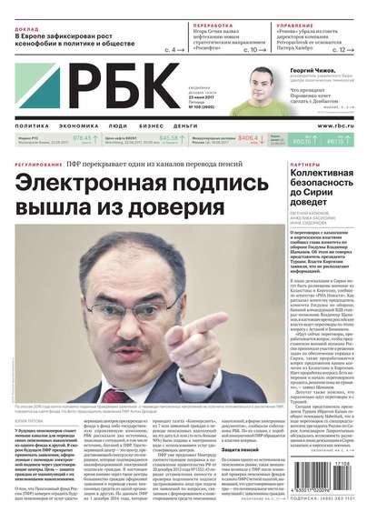 Ежедневная Деловая Газета Рбк 108-2017