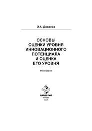 Основы оценки уровня инновационного потенциала и оценка его уровня