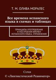 Все времена испанского языка в схемах и таблицах. Принципы употребления и построения времен испанского языка, упражнения