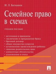 Семейное право в схемах. Учебное пособие