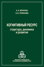 Когнитивный ресурс. Структура, динамика, развитие