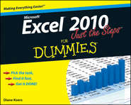 Excel 2010 Just the Steps For Dummies