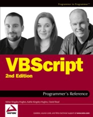 VBScript Programmer&apos;s Reference