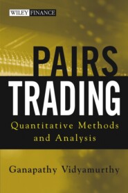 Pairs Trading. Quantitative Methods and Analysis