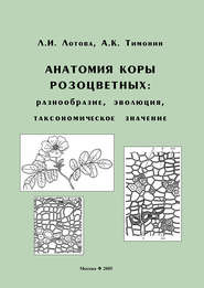 Анатомия коры розоцветных: разнообразие, эволюция, таксономическое значение