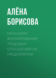 Механизм формирования трудовых отношений на предприятии