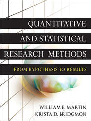 Quantitative and Statistical Research Methods. From Hypothesis to Results