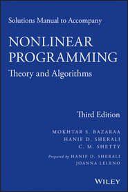 Solutions Manual to accompany Nonlinear Programming. Theory and Algorithms