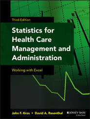 Statistics for Health Care Management and Administration. Working with Excel