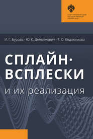 Сплайн-всплески и их реализация