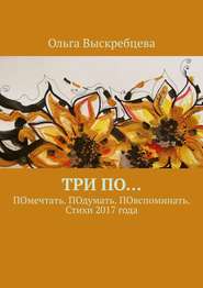 Три ПО… ПОмечтать. ПОдумать. ПОвспоминать. Стихи 2017 года