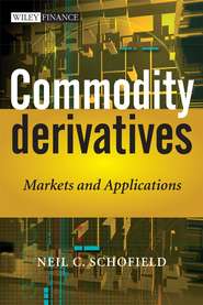 Commodity Derivatives. Markets and Applications