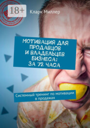 Мотивация для продавцов и владельцев бизнеса: За 72 часа. Системный тренинг по мотивации в продажах