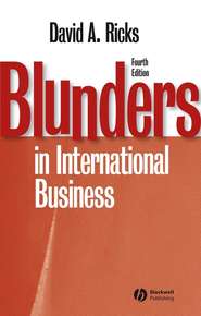 Blunders in International Business