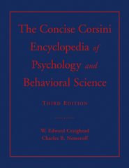 The Concise Corsini Encyclopedia of Psychology and Behavioral Science