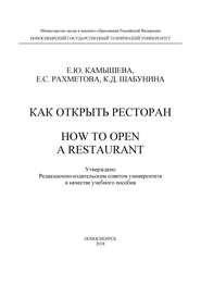 Как открыть ресторан. How to open a restaurant