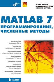 MATLAB 7. Программирование, численные методы