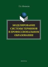 Моделирование системы терминов в профессиональном образовании