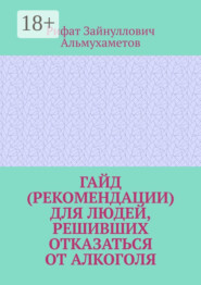 Гайд (рекомендации) для людей, решивших отказаться от алкоголя