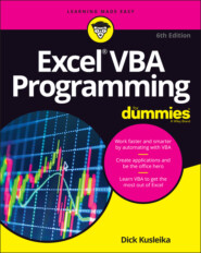 Excel VBA Programming For Dummies