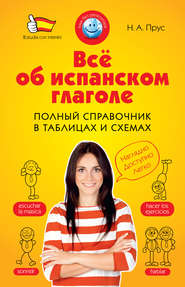 Всё об испанском глаголе. Полный справочник в таблицах и схемах