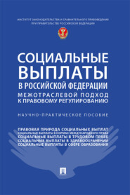Социальные выплаты в Российской Федерации: межотраслевой подход к правовому регулированию