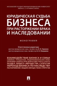 Юридическая судьба бизнеса при расторжении брака и наследовании