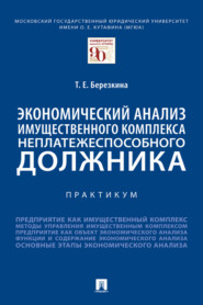 Экономический анализ имущественного комплекса неплатежеспособного должника