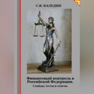 Финансовый контроль в Российской Федерации. Слайды, тесты и ответы