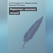 Маркетинг: конспект лекций