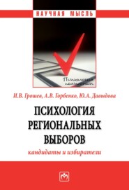 Психология региональных выборов: кандидаты и избиратели