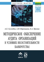 Методическое обеспечение аудита организаций в условиях несостоятельности (банкротства)