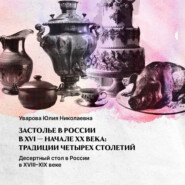 Десертный стол в России в XVIII – XIX веке 
