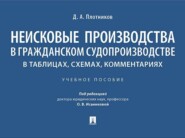 Неисковые производства в гражданском судопроизводстве. В таблицах, схемах, комментариях