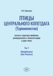 Птицы Центрального Копетдага (Туркменистан). Состав и структура авифауны, распределение и экология видов. Том 1. Неворобьиные (Non-Passeres)