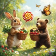 Пушик и конфеты. Почему нельзя есть много сладкого