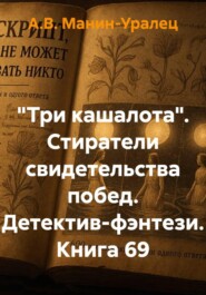 «Три кашалота». Стиратели свидетельства побед. Детектив-фэнтези. Книга 69