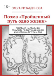 Поэма «Пройденный путь одно жизни». Основано на реальных событиях по воспоминаниям из дневника ветерана ВОВ