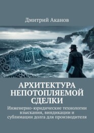 Архитектура непотопляемой сделки. Инженерно-юридические технологии взыскания, виндикации и сублимации долга для производителя
