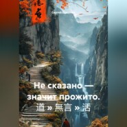 Не сказано — значит прожито. 道 » 無言 » 活