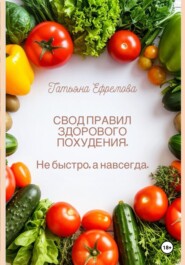 СВОД ПРАВИЛ ЗДОРОВОГО ПОХУДЕНИЯ.  Не быстро, а навсегда.