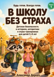 В школу без страха. Книга по детской безопасности: истории, алгоритмы и игры-тренировки для детей 5–8 лет
