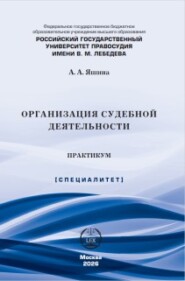 Организация судебной деятельности. Практикум