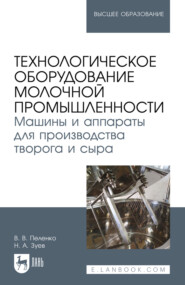 Технологическое оборудование молочной промышленности. Машины и аппараты для производства творога и сыра . Учебное пособие для вузов. 2-е издание, стереотипное