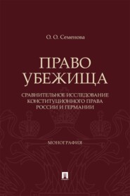 Право убежища (сравнительное исследование конституционного права России и Германии). Монография