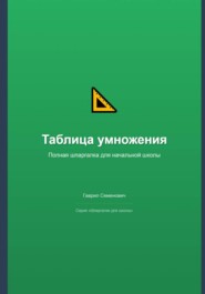 Таблица умножения: полная шпаргалка для начальной школы