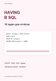 HAVING в SQL. 18 задач для отчётов