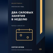 Два силовых занятия в неделю